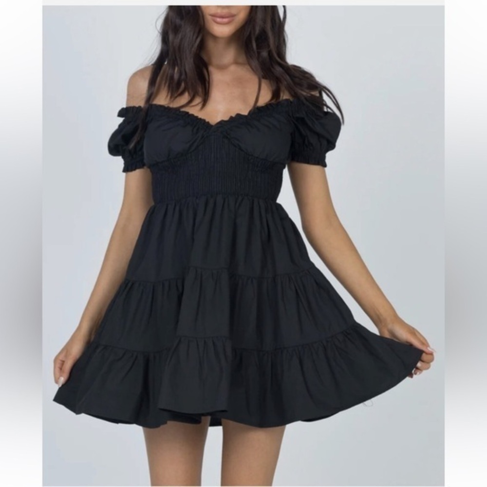 Princess Polly Daniela Mini Dress Size Womenβs 2 Color Black